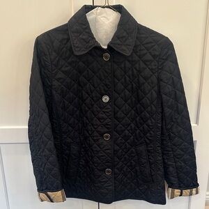 Burberry Brit Quilted Navy Jacket